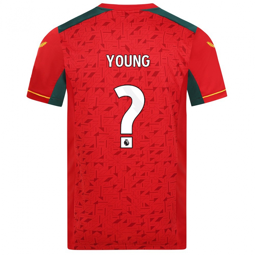 Enfant Maillot Joe Young #0 Rouge Tenues Extérieur 2023/24 T-Shirt Suisse