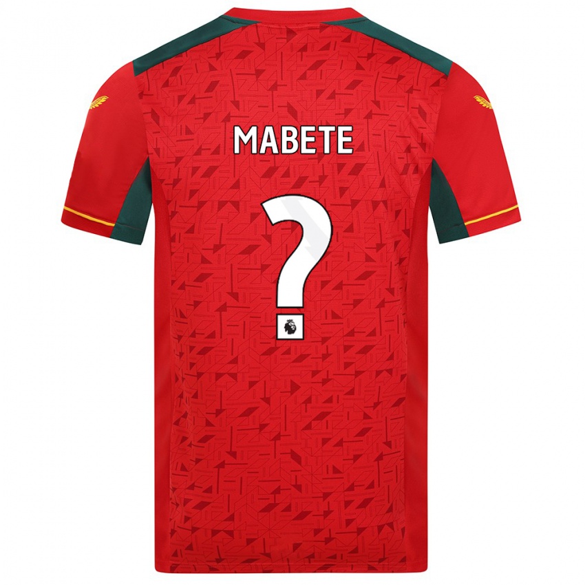 Enfant Maillot Filozofe Mabete #0 Rouge Tenues Extérieur 2023/24 T-Shirt Suisse