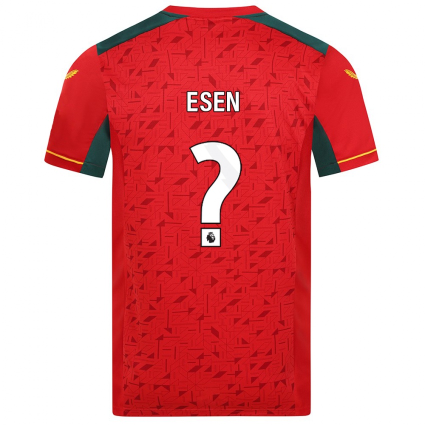Enfant Maillot Josh Esen #0 Rouge Tenues Extérieur 2023/24 T-Shirt Suisse