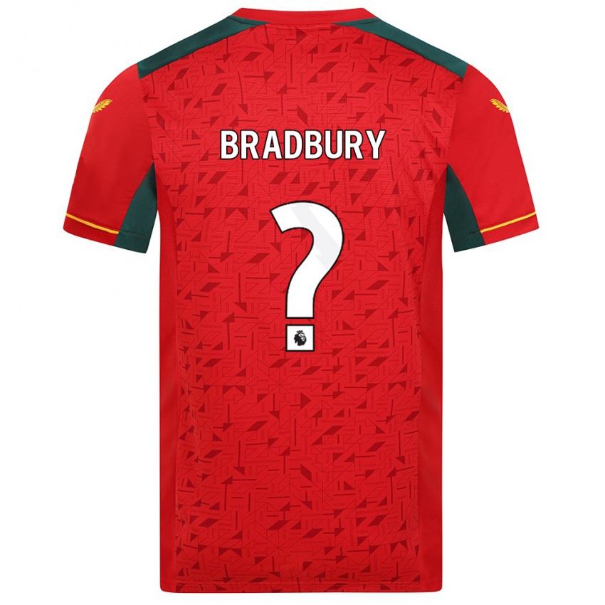 Enfant Maillot Mackenzie Bradbury #0 Rouge Tenues Extérieur 2023/24 T-Shirt Suisse