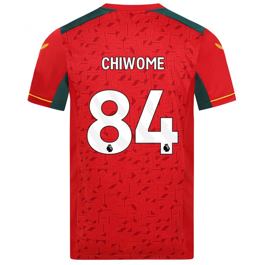 Enfant Maillot Leon Chiwome #84 Rouge Tenues Extérieur 2023/24 T-Shirt Suisse