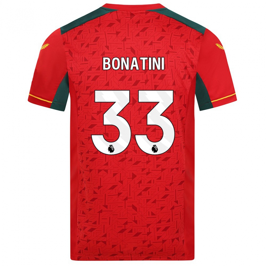 Enfant Maillot Leo Bonatini #33 Rouge Tenues Extérieur 2023/24 T-Shirt Suisse