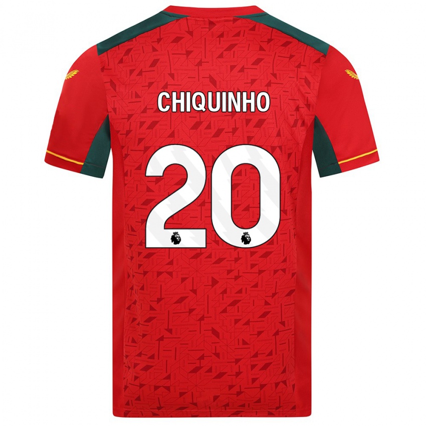Enfant Maillot Chiquinho #20 Rouge Tenues Extérieur 2023/24 T-Shirt Suisse