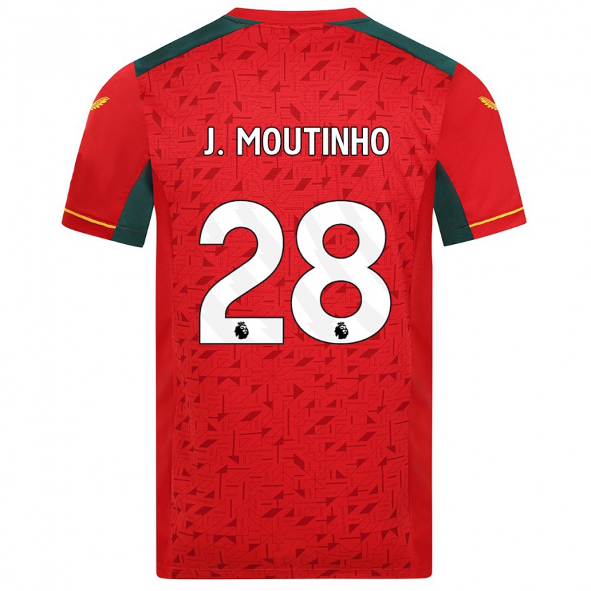 Enfant Maillot Joao Moutinho #28 Rouge Tenues Extérieur 2023/24 T-Shirt Suisse