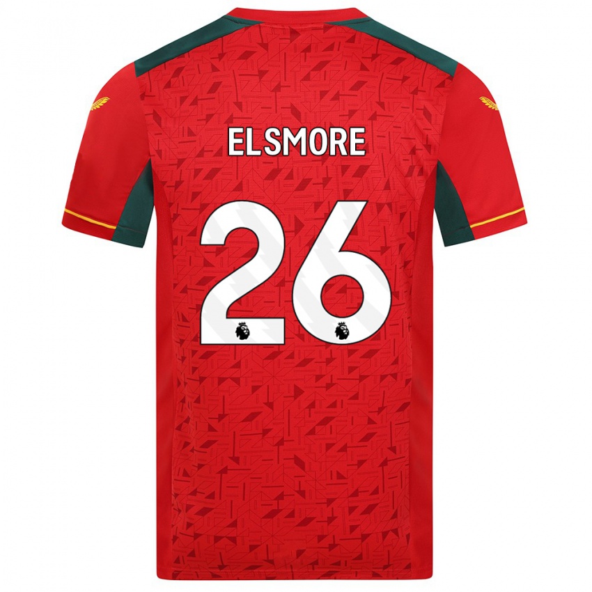 Enfant Maillot Ria Elsmore #26 Rouge Tenues Extérieur 2023/24 T-Shirt Suisse