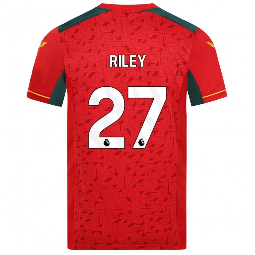 Enfant Maillot Lauren Riley #27 Rouge Tenues Extérieur 2023/24 T-Shirt Suisse