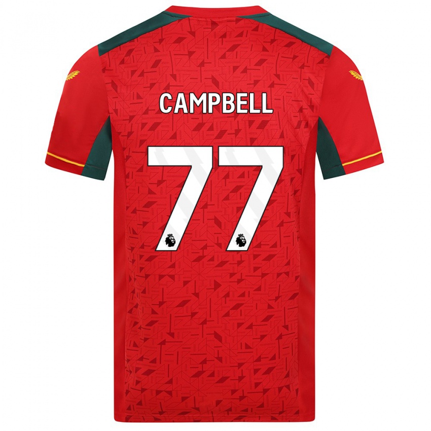 Enfant Maillot Chem Campbell #77 Rouge Tenues Extérieur 2023/24 T-Shirt Suisse