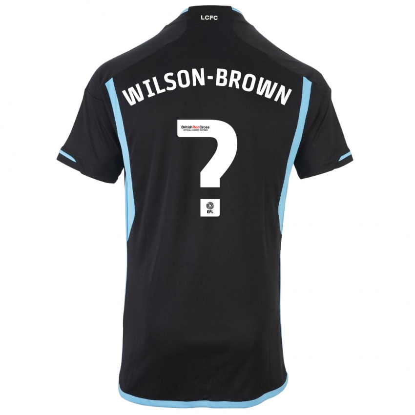 Kinder Thomas Wilson-Brown #0 Schwarz Auswärtstrikot Trikot 2023/24 T-Shirt Schweiz