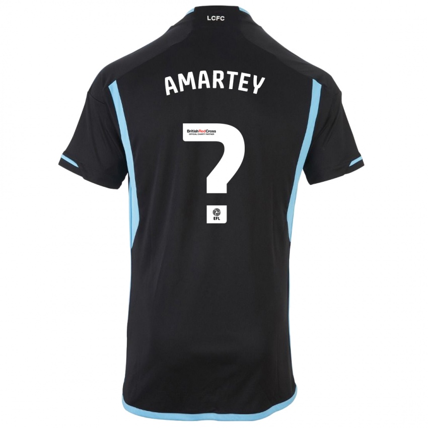 Kinder Bobby Amartey #0 Schwarz Auswärtstrikot Trikot 2023/24 T-Shirt Schweiz