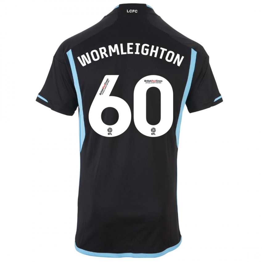 Kinder Joe Wormleighton #60 Schwarz Auswärtstrikot Trikot 2023/24 T-Shirt Schweiz