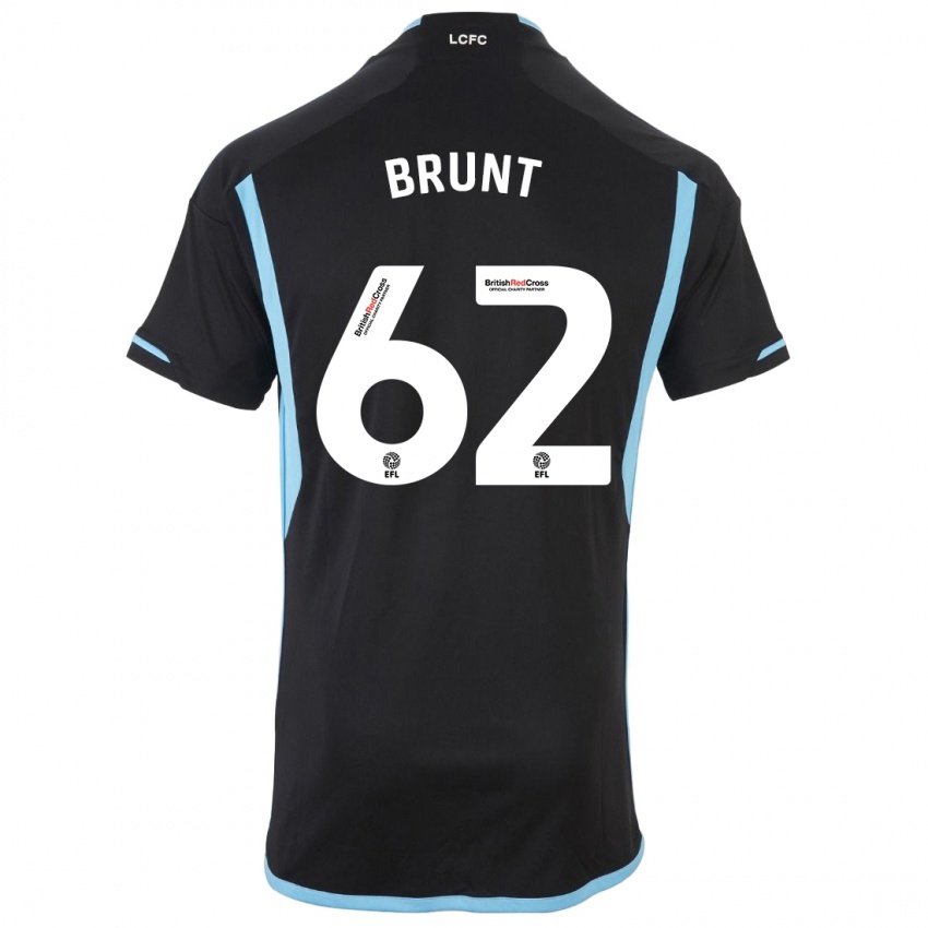 Kinder Lewis Brunt #62 Schwarz Auswärtstrikot Trikot 2023/24 T-Shirt Schweiz