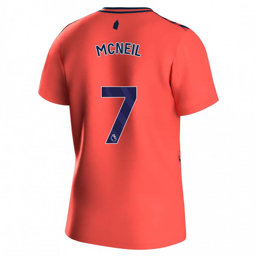 Enfant Maillot Dwight Mcneil #7 Corail Tenues Extérieur 2023/24 T-Shirt Suisse