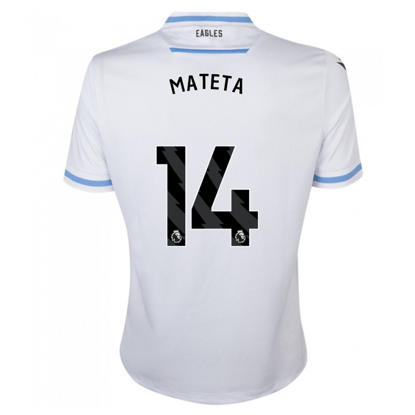 Enfant Maillot Jean-Philippe Mateta #14 Blanc Tenues Extérieur 2023/24 T-Shirt Suisse