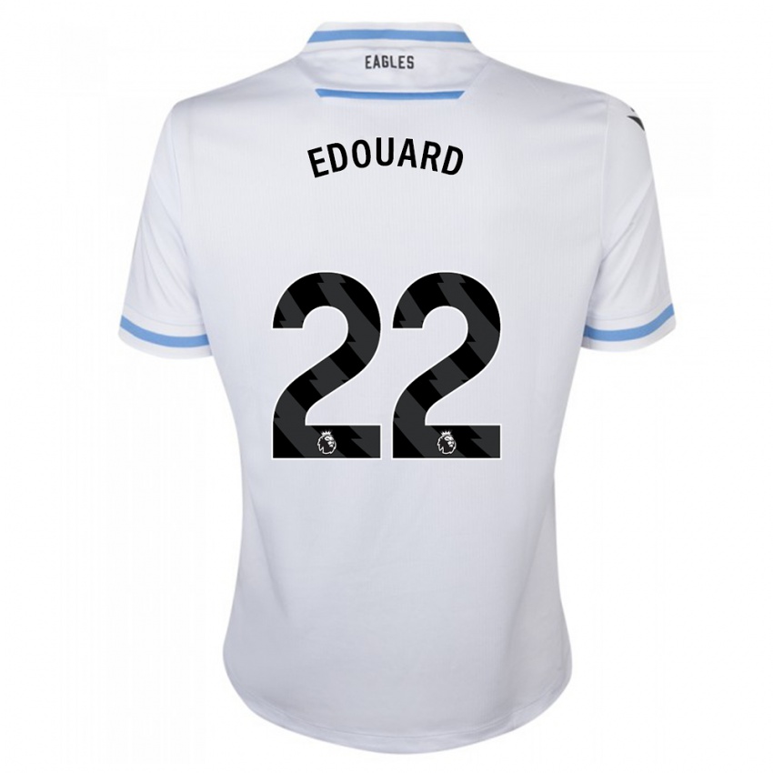 Enfant Maillot Odsonne Edouard #22 Blanc Tenues Extérieur 2023/24 T-Shirt Suisse