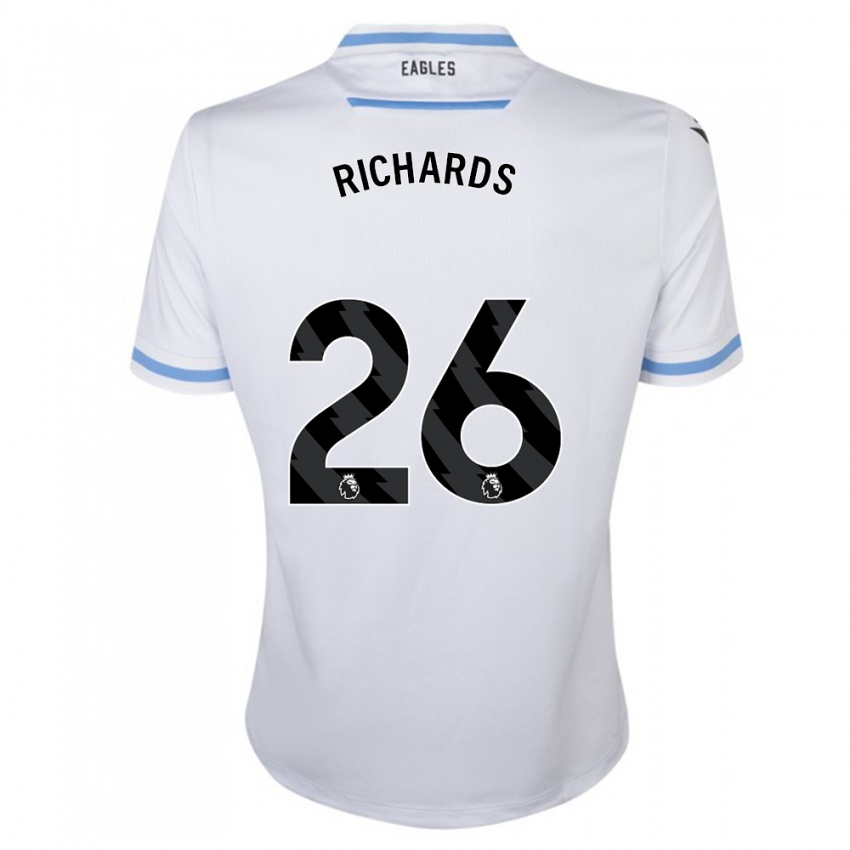Kinder Chris Richards #26 Weiß Auswärtstrikot Trikot 2023/24 T-Shirt Schweiz