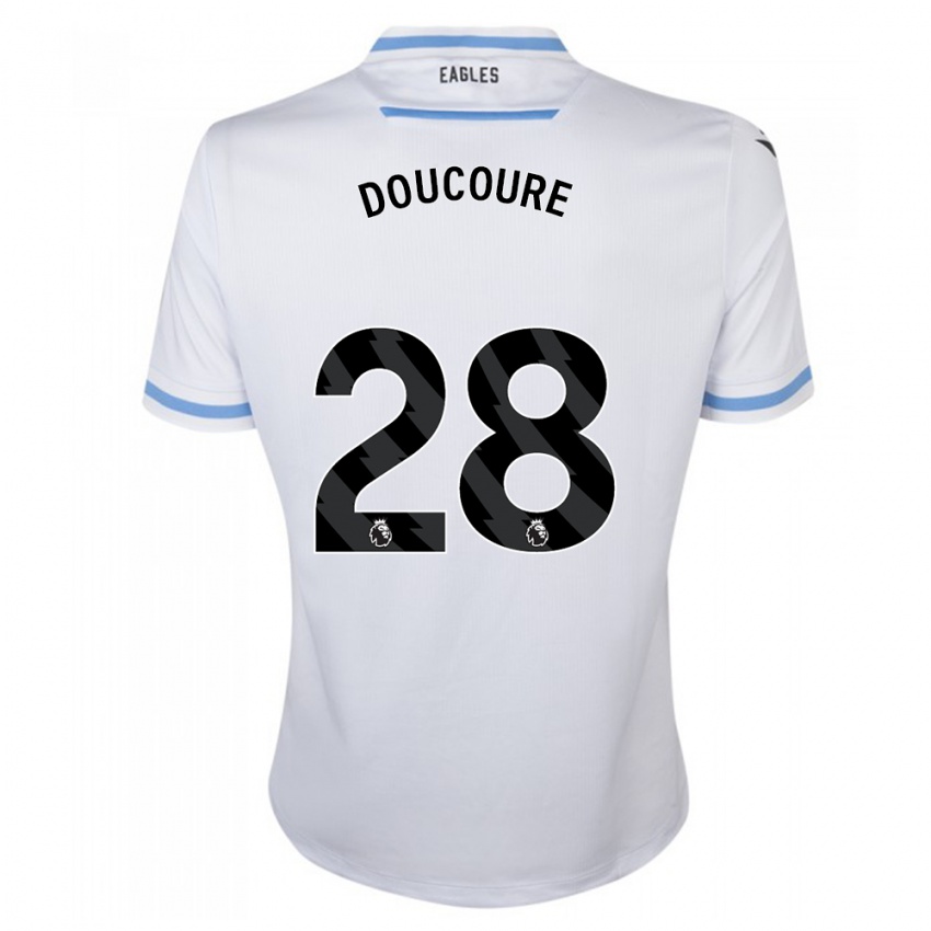 Enfant Maillot Cheick Doucouré #28 Blanc Tenues Extérieur 2023/24 T-Shirt Suisse