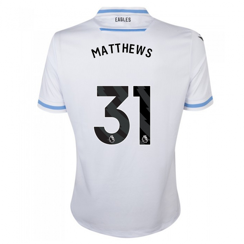 Enfant Maillot Remi Matthews #31 Blanc Tenues Extérieur 2023/24 T-Shirt Suisse