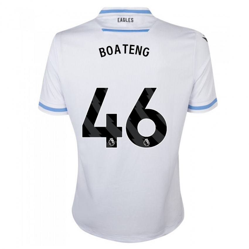Enfant Maillot Malachi Boateng #46 Blanc Tenues Extérieur 2023/24 T-Shirt Suisse