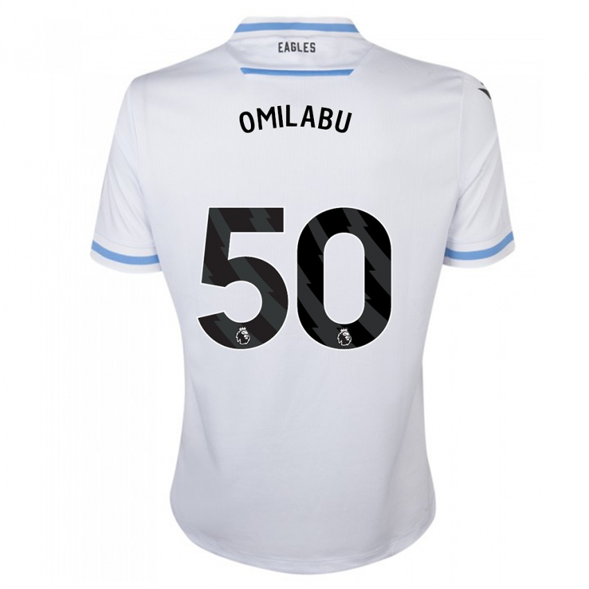 Enfant Maillot David Omilabu #50 Blanc Tenues Extérieur 2023/24 T-Shirt Suisse