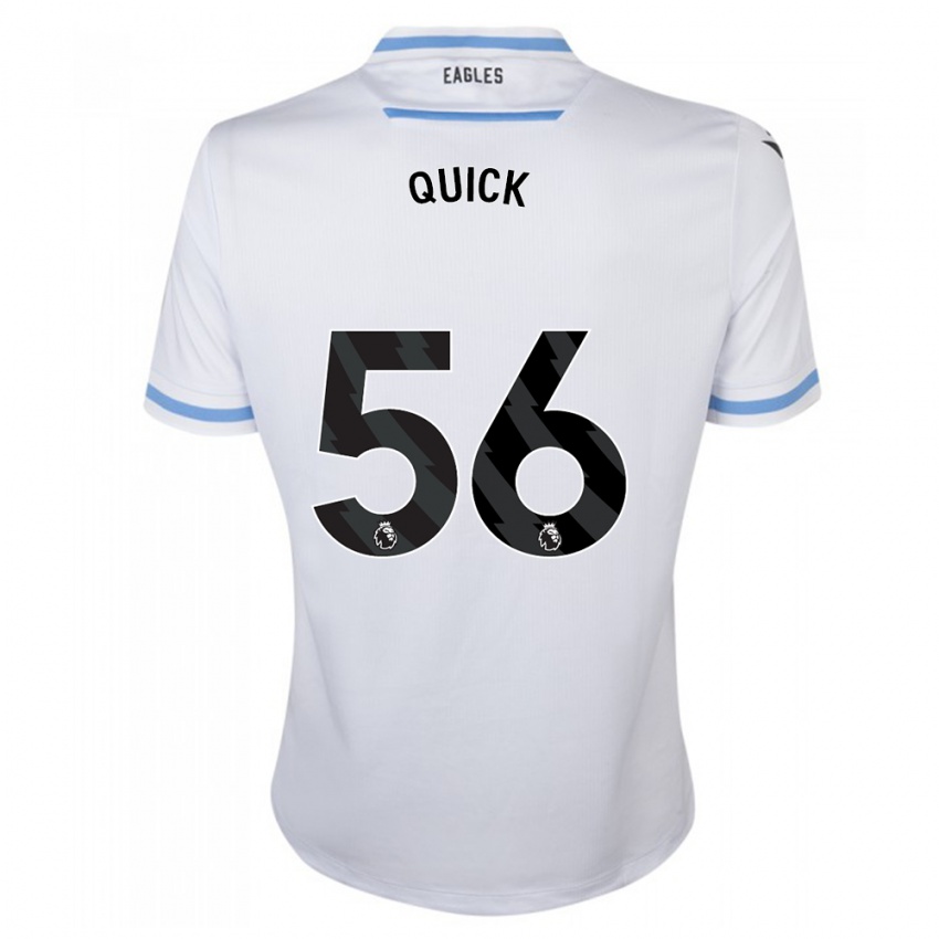 Enfant Maillot Daniel Quick #56 Blanc Tenues Extérieur 2023/24 T-Shirt Suisse