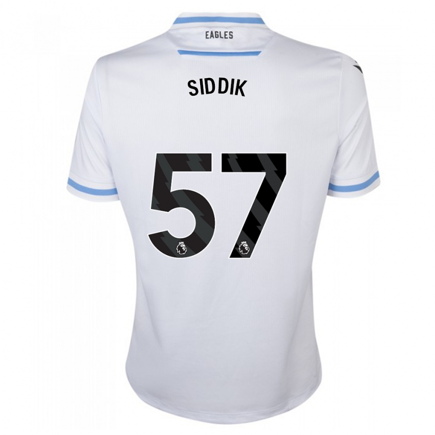 Enfant Maillot Cardo Siddik #57 Blanc Tenues Extérieur 2023/24 T-Shirt Suisse