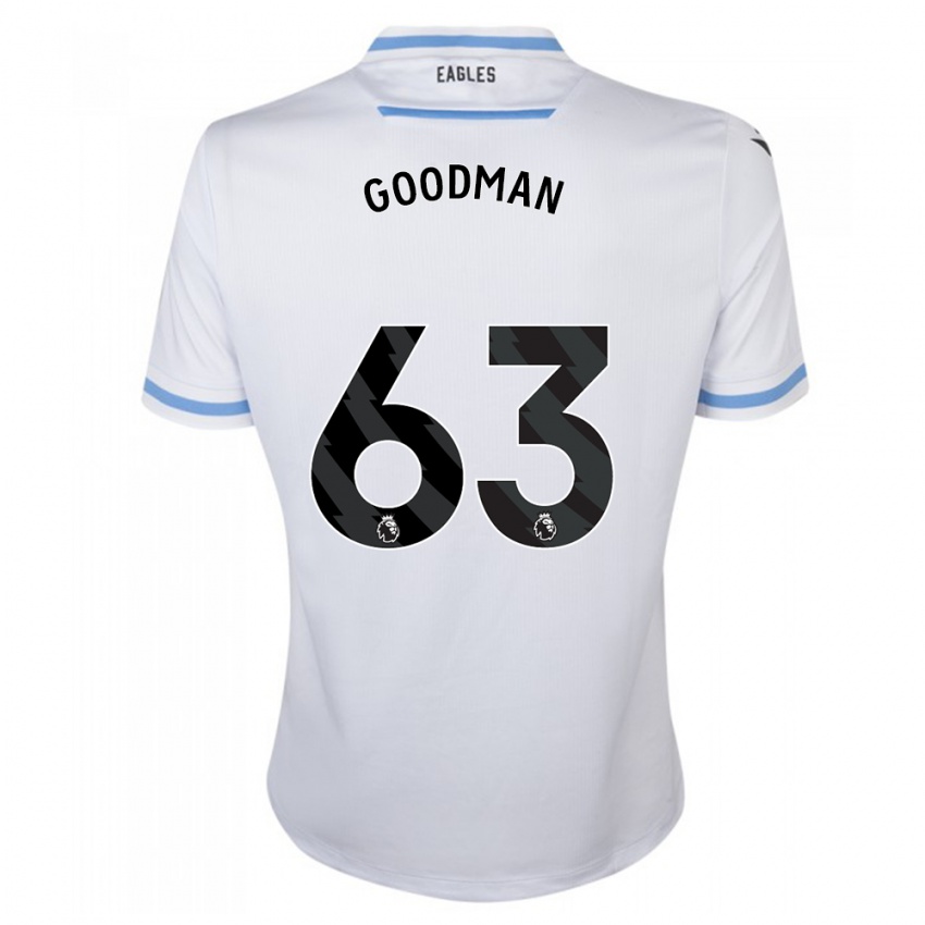 Kinder Owen Goodman #63 Weiß Auswärtstrikot Trikot 2023/24 T-Shirt Schweiz