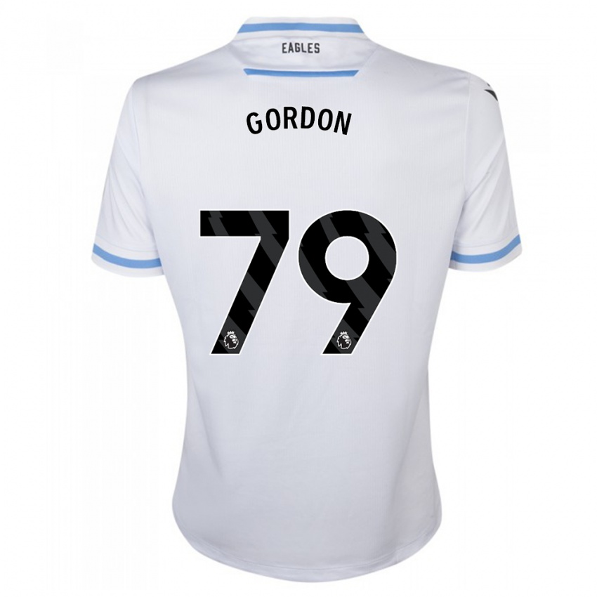 Kinder John-Kymani Gordon #79 Weiß Auswärtstrikot Trikot 2023/24 T-Shirt Schweiz