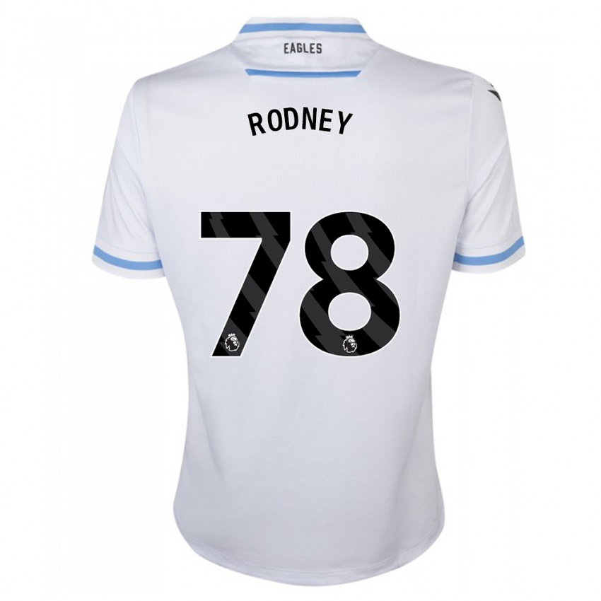 Enfant Maillot Kaden Rodney #78 Blanc Tenues Extérieur 2023/24 T-Shirt Suisse