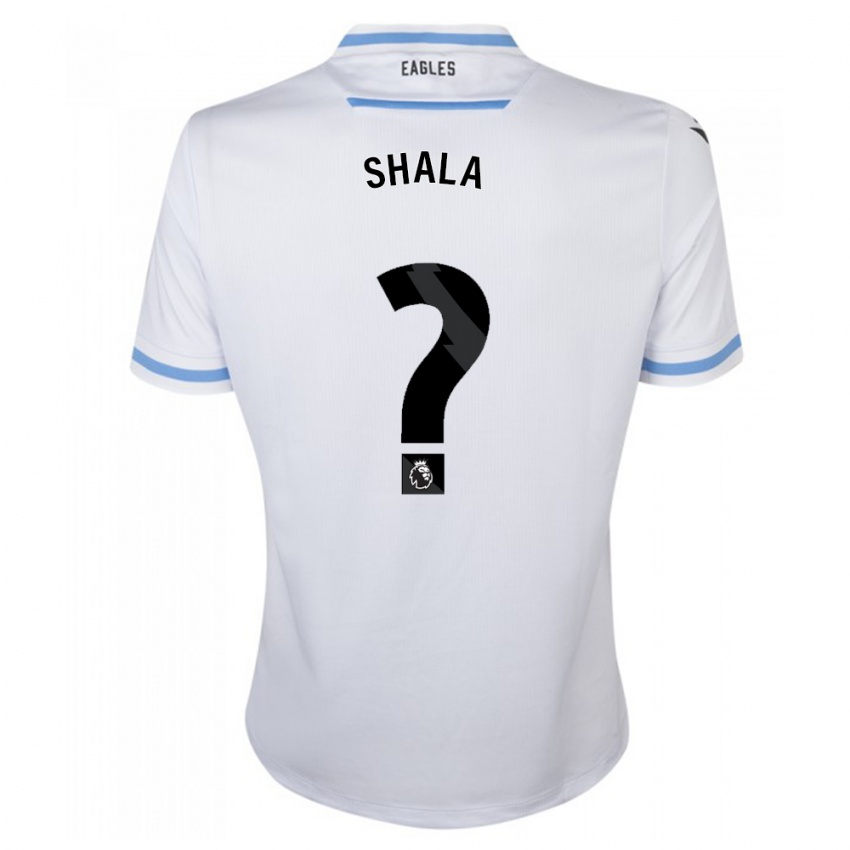 Enfant Maillot Laurence Shala #0 Blanc Tenues Extérieur 2023/24 T-Shirt Suisse