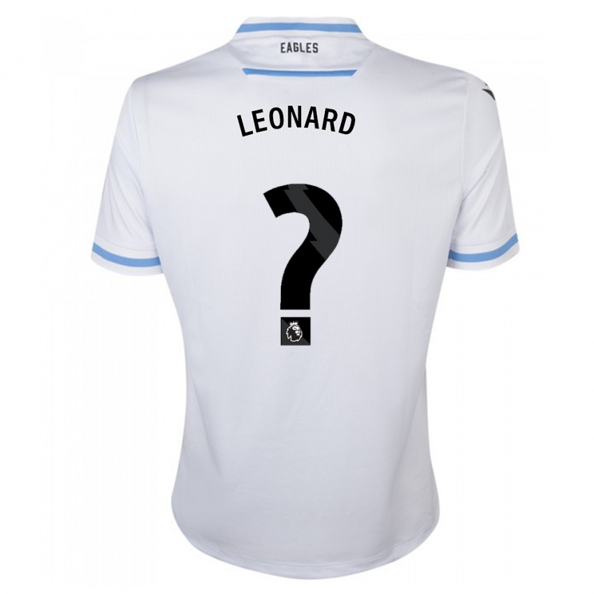 Enfant Maillot James Leonard #0 Blanc Tenues Extérieur 2023/24 T-Shirt Suisse