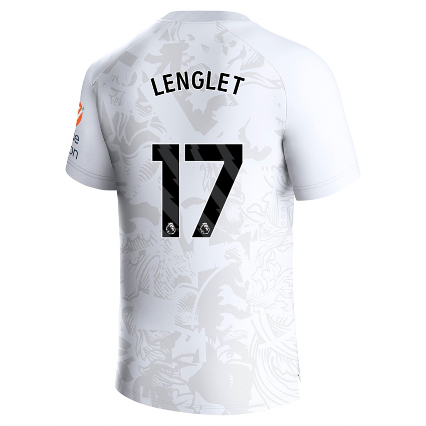 Enfant Maillot Clement Lenglet #17 Blanc Tenues Extérieur 2023/24 T-Shirt Suisse
