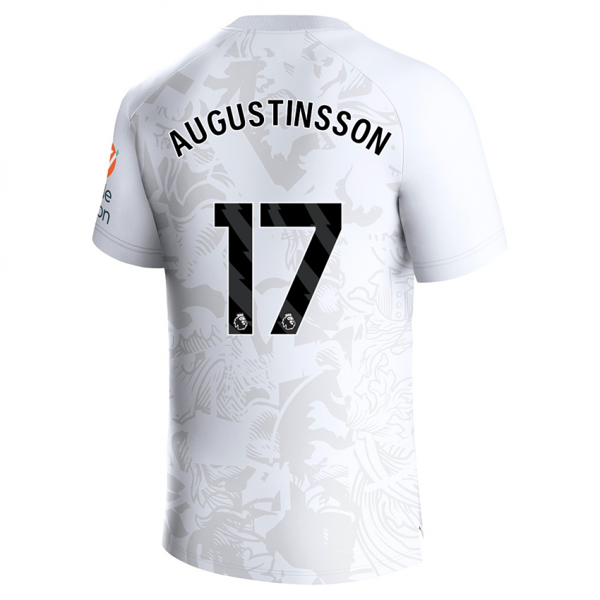 Enfant Maillot Ludwig Augustinsson #17 Blanc Tenues Extérieur 2023/24 T-Shirt Suisse