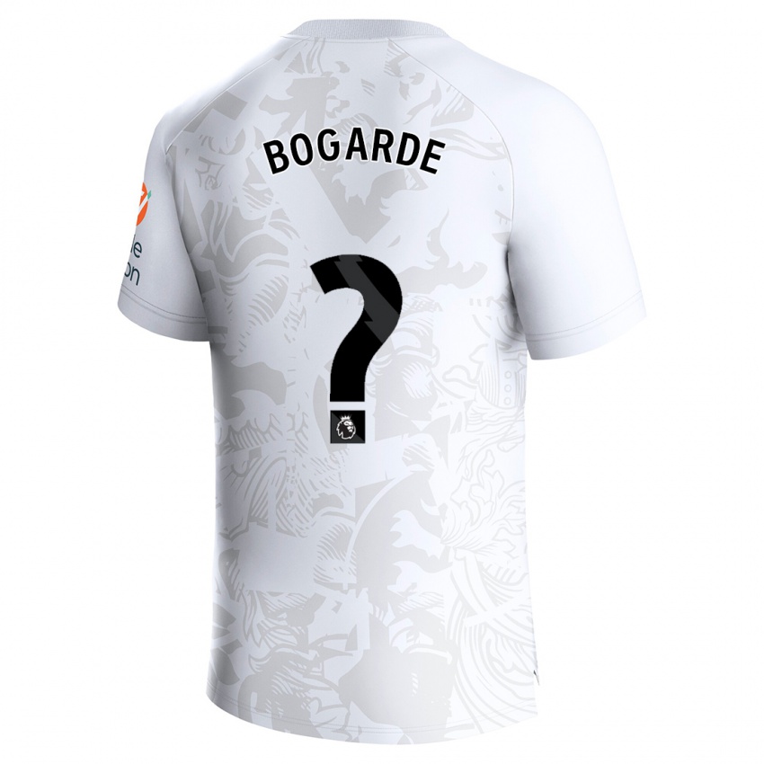 Enfant Maillot Lamare Bogarde #0 Blanc Tenues Extérieur 2023/24 T-Shirt Suisse