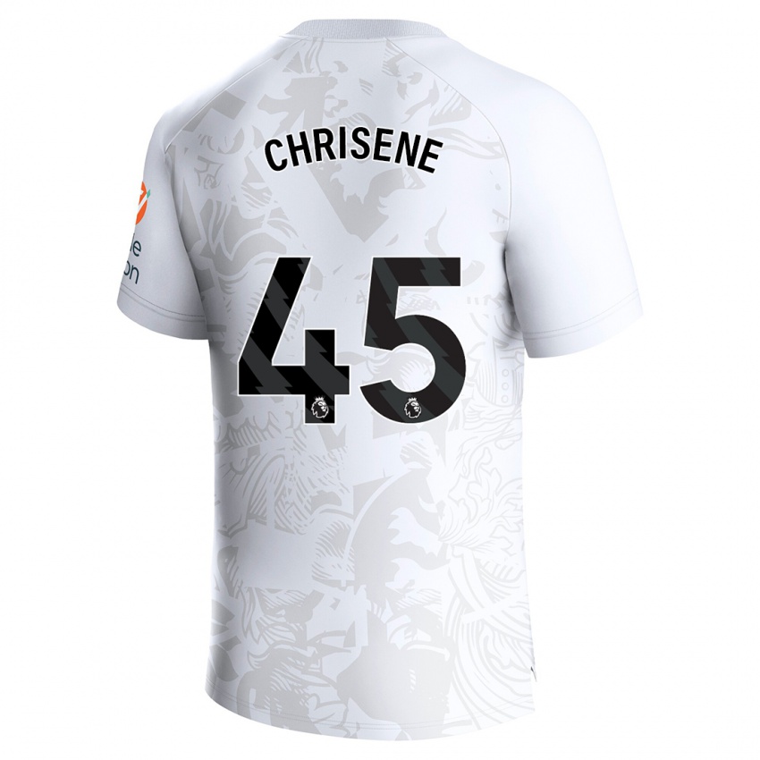 Enfant Maillot Ben Chrisene #45 Blanc Tenues Extérieur 2023/24 T-Shirt Suisse
