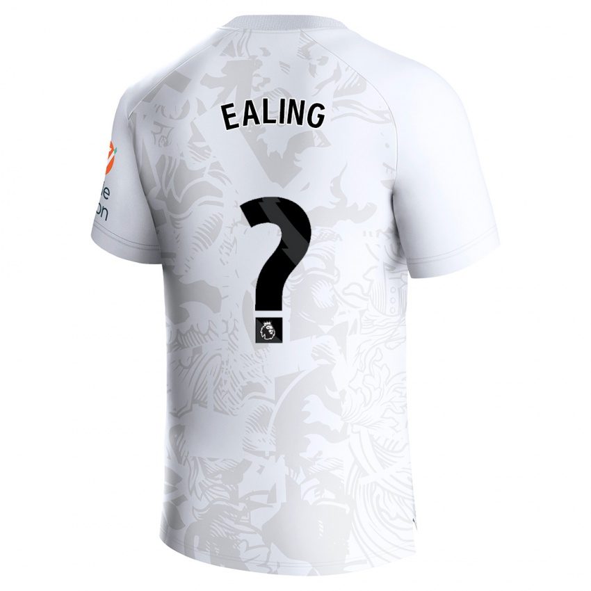 Enfant Maillot Frankie Ealing #0 Blanc Tenues Extérieur 2023/24 T-Shirt Suisse