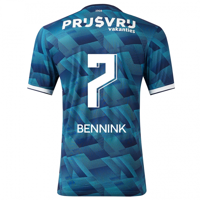 Kinder Maxime Bennink #7 Blau Auswärtstrikot Trikot 2023/24 T-Shirt Schweiz