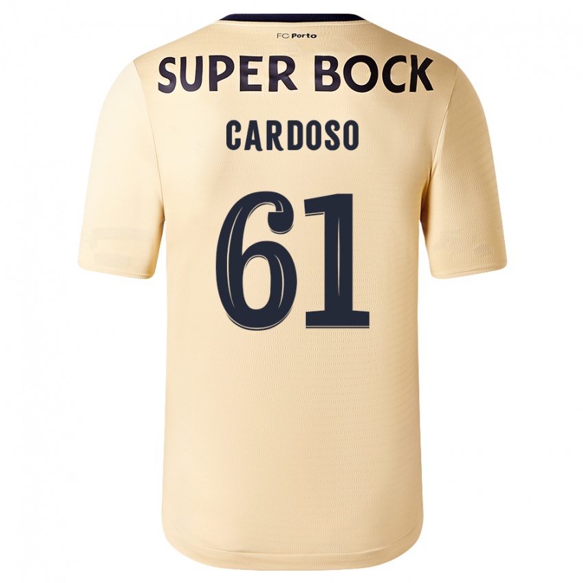 Kinder Ivan Cardoso #61 Beige-Gold Auswärtstrikot Trikot 2023/24 T-Shirt Schweiz