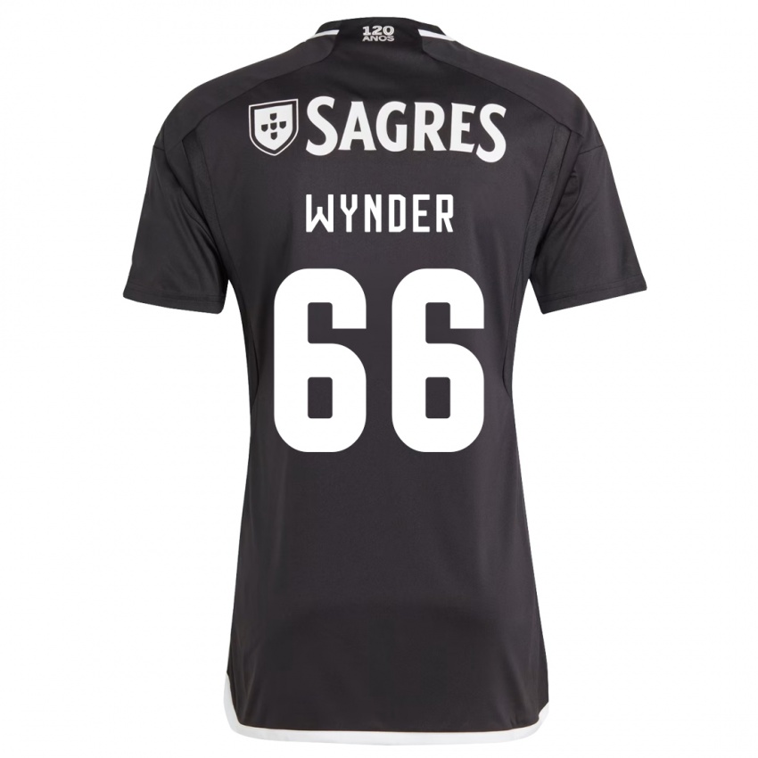 Kinder Joshua Wynder #66 Schwarz Auswärtstrikot Trikot 2023/24 T-Shirt Schweiz