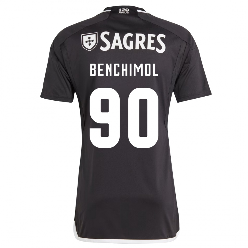 Enfant Maillot Benchimol #90 Noir Tenues Extérieur 2023/24 T-Shirt Suisse