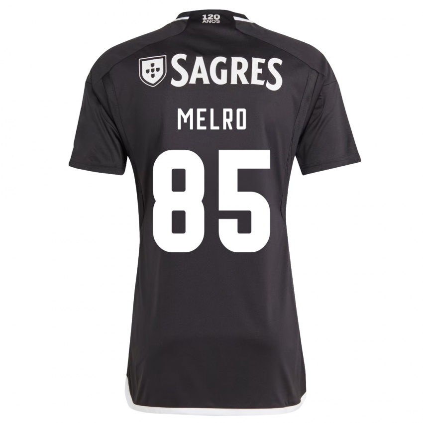 Enfant Maillot José Melro #85 Noir Tenues Extérieur 2023/24 T-Shirt Suisse