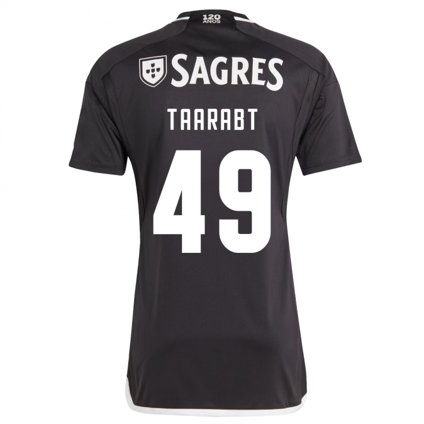 Enfant Maillot Adel Taarabt #49 Noir Tenues Extérieur 2023/24 T-Shirt Suisse