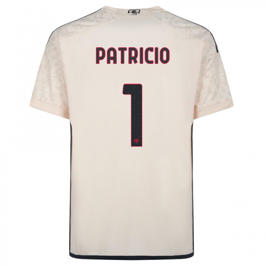 Enfant Maillot Rui Patricio #1 Blanc Cassé Tenues Extérieur 2023/24 T-Shirt Suisse