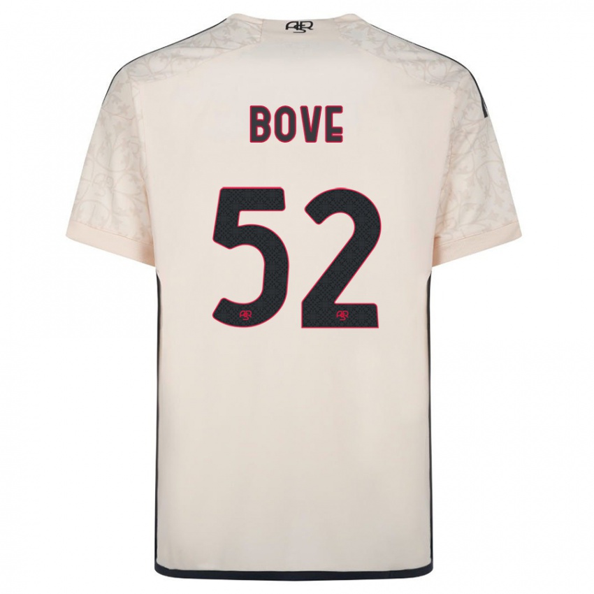 Enfant Maillot Edoardo Bove #52 Blanc Cassé Tenues Extérieur 2023/24 T-Shirt Suisse
