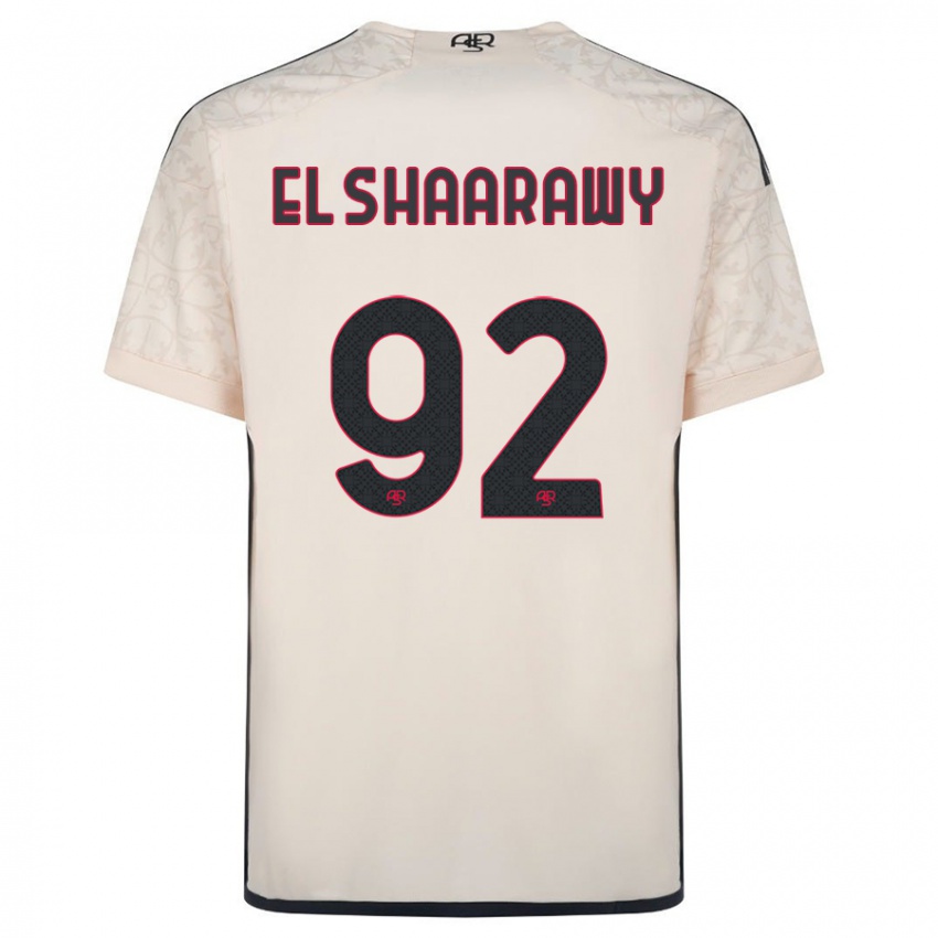 Enfant Maillot Stephan El Shaarawy #92 Blanc Cassé Tenues Extérieur 2023/24 T-Shirt Suisse