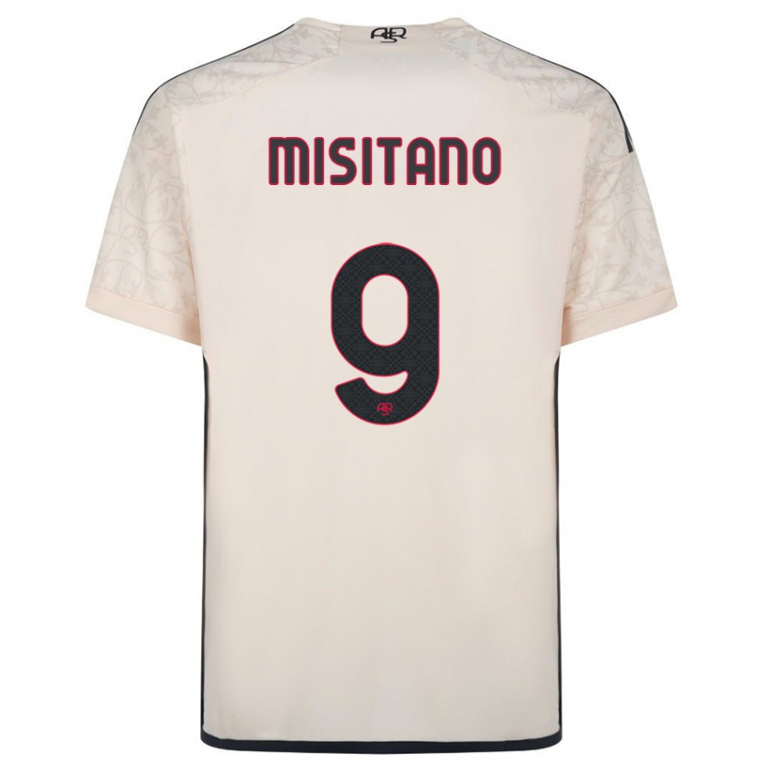 Kinder Giulio Misitano #9 Cremefarben Auswärtstrikot Trikot 2023/24 T-Shirt Schweiz