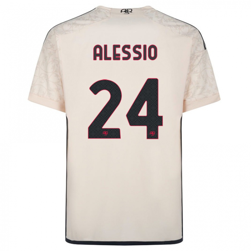 Kinder Filippo Alessio #24 Cremefarben Auswärtstrikot Trikot 2023/24 T-Shirt Schweiz