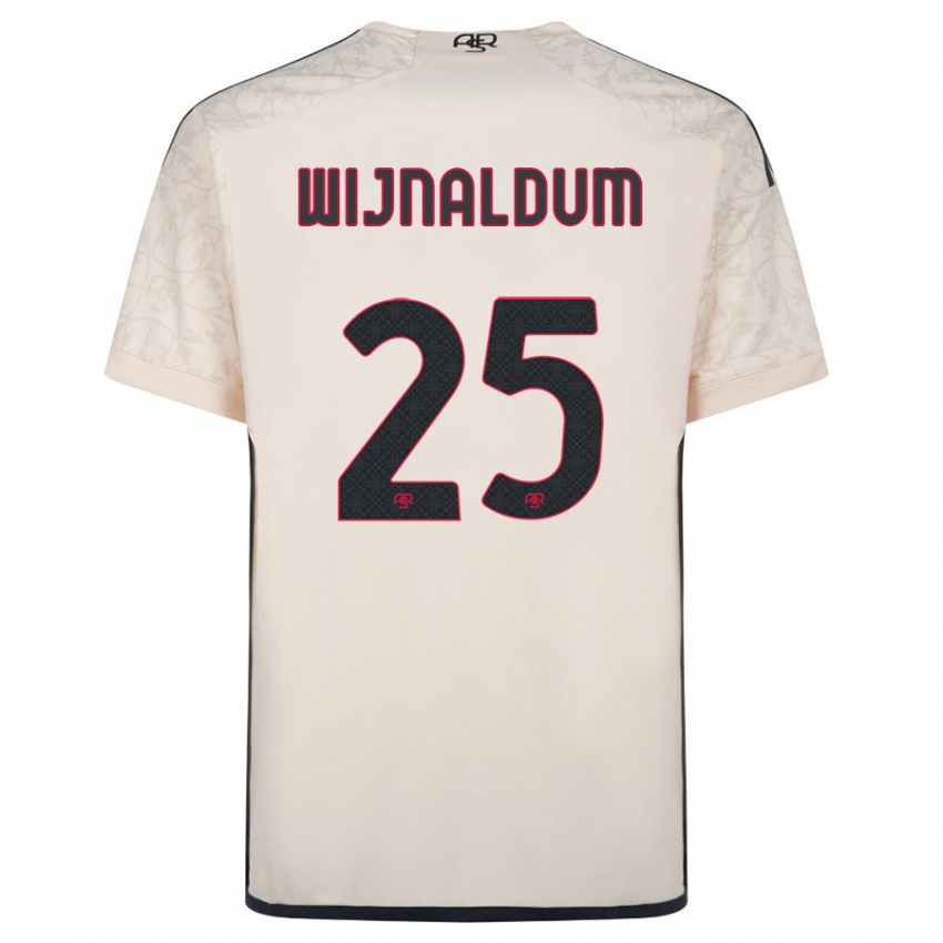 Kinder Georginio Wijnaldum #25 Cremefarben Auswärtstrikot Trikot 2023/24 T-Shirt Schweiz