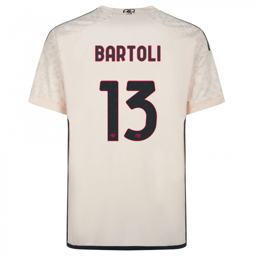 Enfant Maillot Elisa Bartoli #13 Blanc Cassé Tenues Extérieur 2023/24 T-Shirt Suisse