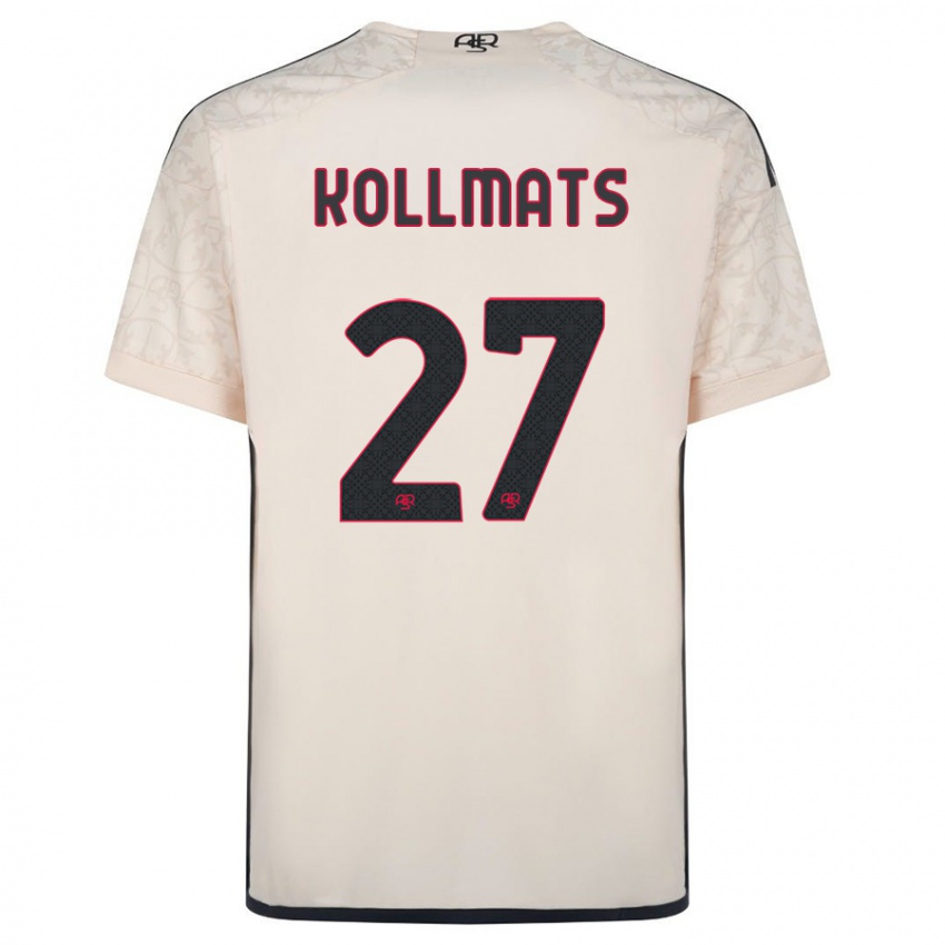 Enfant Maillot Beata Kollmats #27 Blanc Cassé Tenues Extérieur 2023/24 T-Shirt Suisse