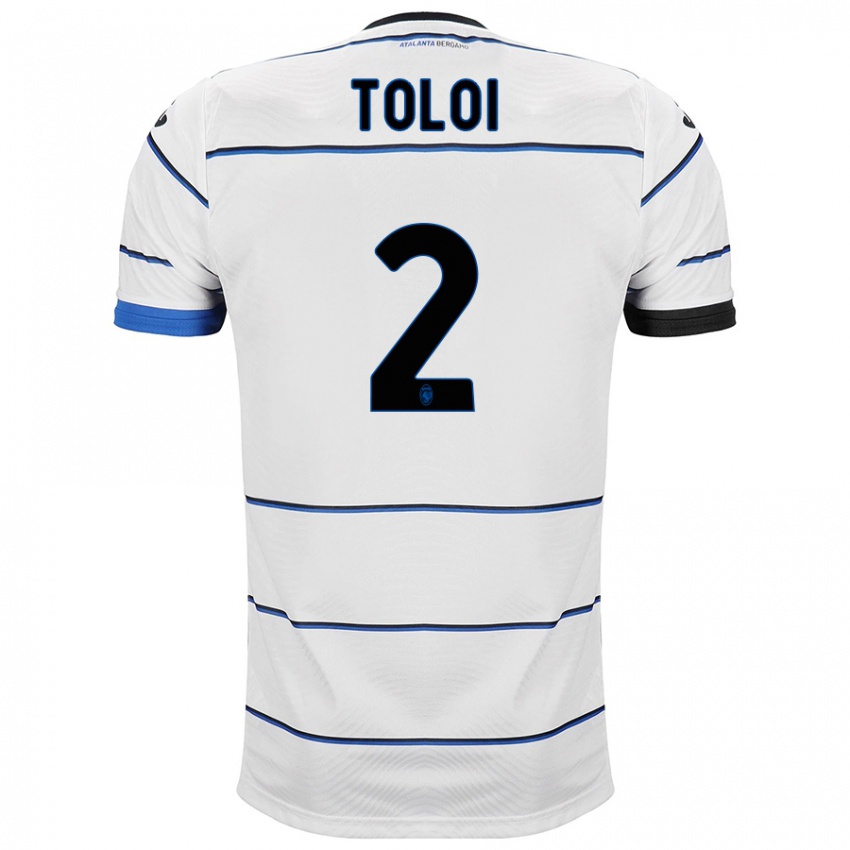 Enfant Maillot Rafael Tolói #2 Blanc Tenues Extérieur 2023/24 T-Shirt Suisse